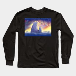 Polar Bear’s Aurora Long Sleeve T-Shirt